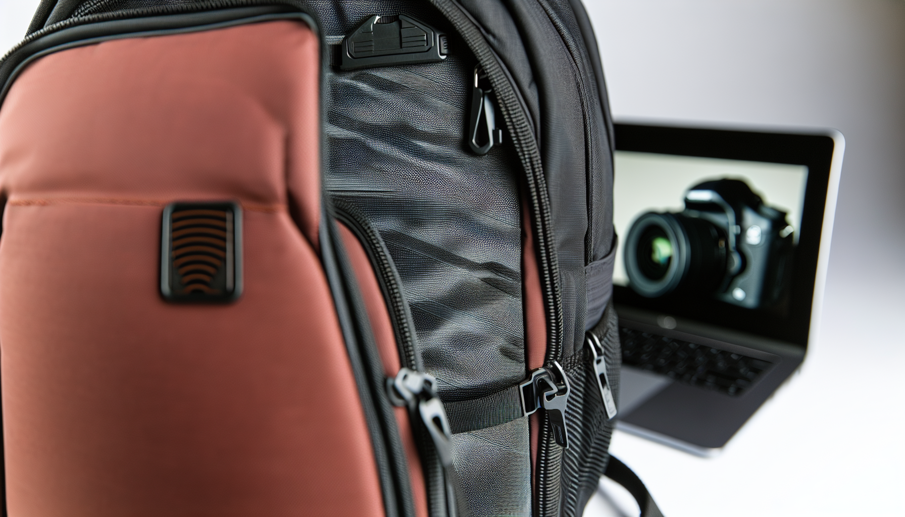 Laptop backpack with anti-theft features