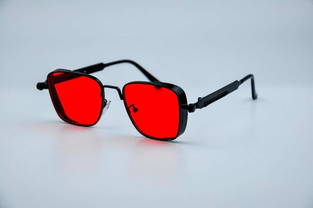Bold Red Sunglasses for Men