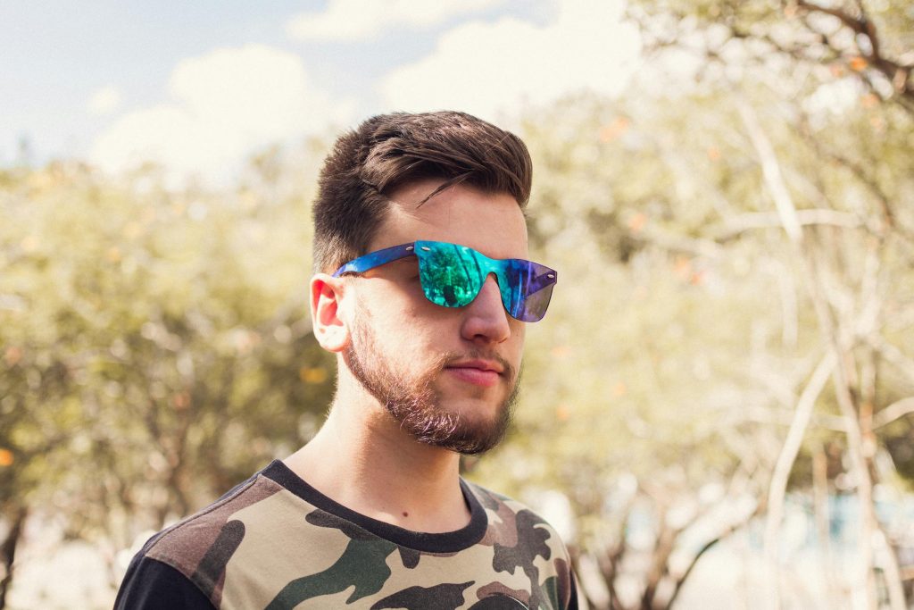 Vibrant Green Sunglasses for Men